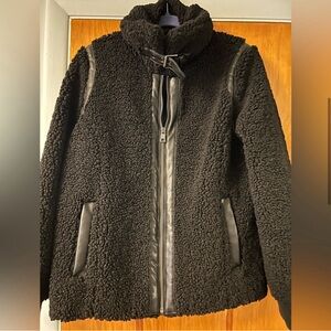 Banana Republic Black Sherpa Jacket